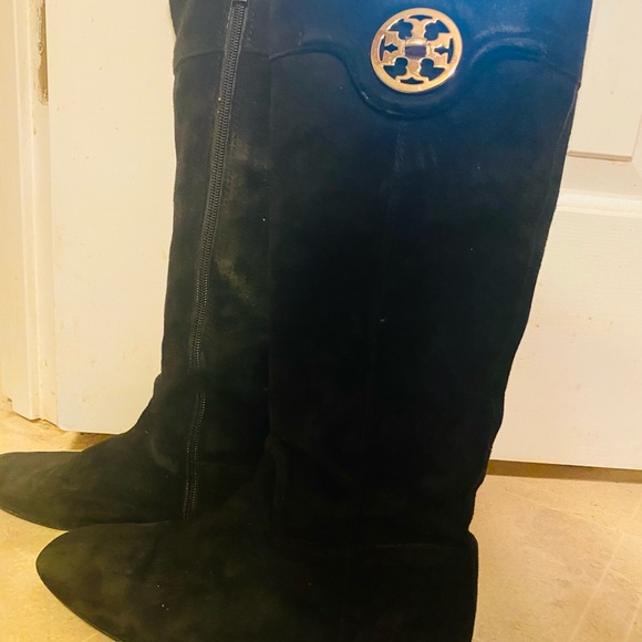 Tory Burch Suede Riding Boots - Picture 4 of 4